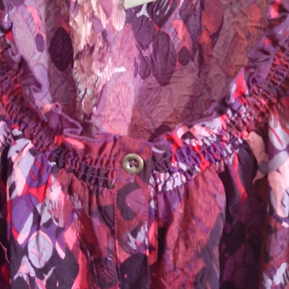 size 2x print blouse